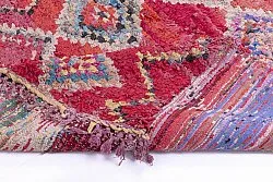Marockansk Boucherouite-matta 260 x 130 cm