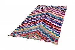 Marockansk Boucherouite-matta 245 x 125 cm