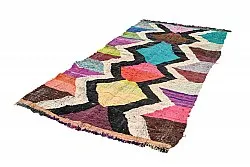 Koberec Berbere Marocký Boucherouite 135 x 245 cm