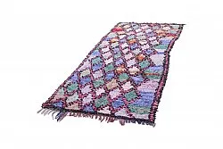 Marockansk Boucherouite-matta 245 x 100 cm
