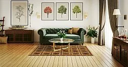 Koberec Wilton - Pachino (hnedá/zlatá)