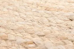 Runda mattor - Flätan (jute)