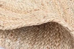 Runda mattor - Flätan (jute)