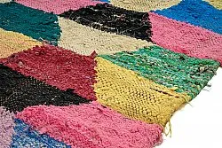 Berberská rohož Marocký Boucherouite 145 x 275 cm