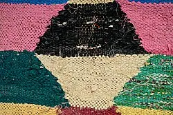 Berberská rohož Marocký Boucherouite 145 x 275 cm