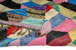 Berberská rohož Marocký Boucherouite 145 x 275 cm