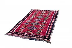 Marockansk Boucherouite-matta 255 x 145 cm