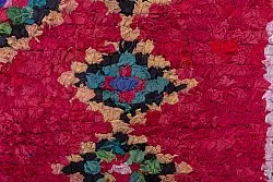 Marockansk Boucherouite-matta 255 x 145 cm