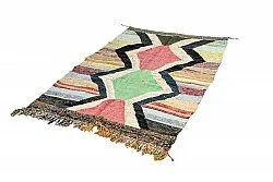 Koberec Berbere Marocký Boucherouite 135 x 215 cm