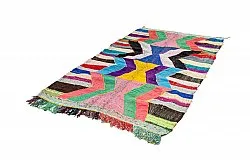 Koberec Berbere Marocký Boucherouite 140 x 245 cm