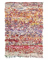 Marockansk Boucherouite-matta 205 x 140 cm