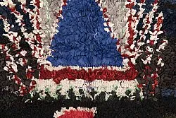 Marockansk Boucherouite-matta 235 x 120 cm
