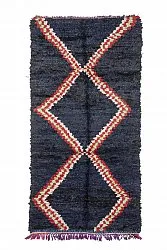 Marockansk Boucherouite-matta 265 x 135 cm