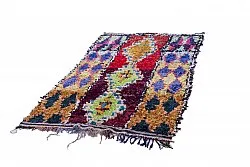 Marockansk Boucherouite-matta 245 x 135 cm