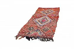 Marockansk Boucherouite-matta 245 x 105 cm