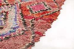 Marockansk Boucherouite-matta 245 x 105 cm