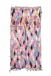 Marockansk Boucherouite-matta 220 x 105 cm