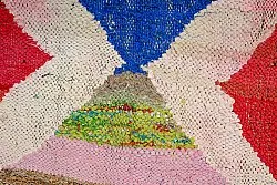 Koberec Berbere Marocký Boucherouite 135 x 305 cm