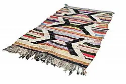 Koberec Berbere Marocký Boucherouite 125 x 230 cm