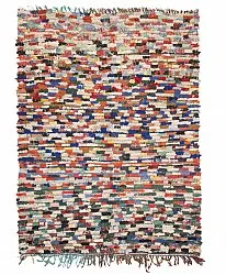 Marockansk Boucherouite-matta 225 x 170 cm