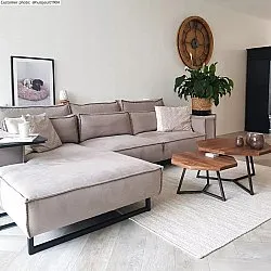 Vlnený koberec - Dhurry (prírodný)