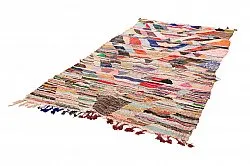 Koberec Berbere Marocký Boucherouite 140 x 275 cm