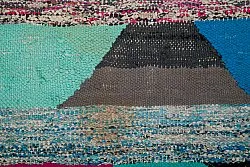 Koberec Berbere Marocký Boucherouite 145 x 250 cm