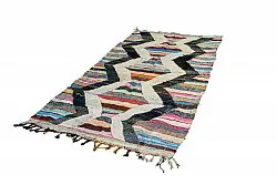 Koberec Berbere Marocký Boucherouite 125 x 265 cm