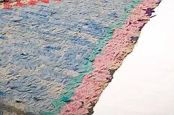 Marocký berberský koberec Boucherouite 125 x 340 cm
