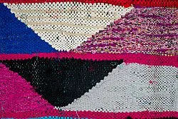 Koberec Berbere Marocký Boucherouite 125 x 260 cm