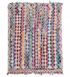 Marockansk Boucherouite-matta 205 x 155 cm