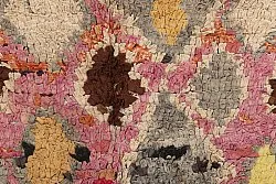 Marockansk Boucherouite-matta 255 x 100 cm