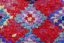 Marockansk Boucherouite-matta 245 x 150 cm