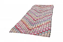 Marocký berberský koberec Boucherouite 275 x 125 cm
