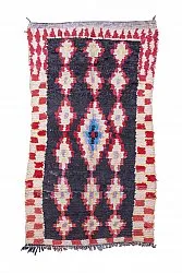 Marockansk Boucherouite-matta 235 x 130 cm