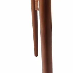 Stol - Ystad (valnöt/beige) - 2 st