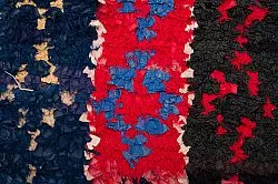 Marocký berberský koberec Boucherouite 135 x 205 cm