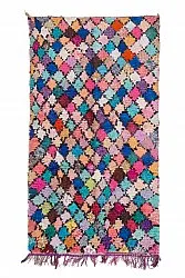 Marockansk Boucherouite-matta 255 x 135 cm