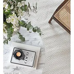 Koberce s dlhým vlasom - Pandora (biela)