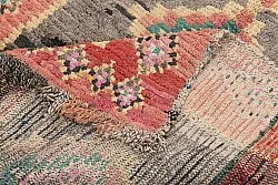 Marockansk Boucherouite-matta 225 x 105 cm