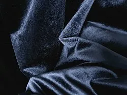 Záclony - Záclona z velúru Marlyn (tmavomodrá)