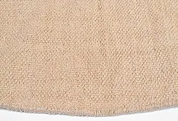 Kruhový bavlnený koberec - Billie (béžový)