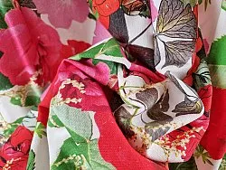 Záclony - Bavlnená záclona Magic (ružový)