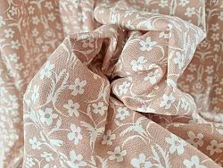 Záclony - Bavlnená záclona Ella (ružová)