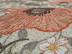 Kruhová rohož - Poppy (béžová)