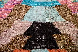 Koberec Berbere Marocký Boucherouite 125 x 250 cm