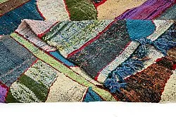 Koberec Berbere Marocký Boucherouite 140 x 250 cm