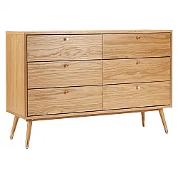 Byrå - Prime - 6 lådor (ek)