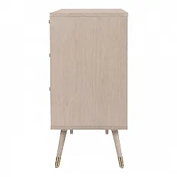 Byrå - Prime - 6 lådor (vit ek)