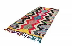 Koberec Berbere Marocký Boucherouite 125 x 265 cm